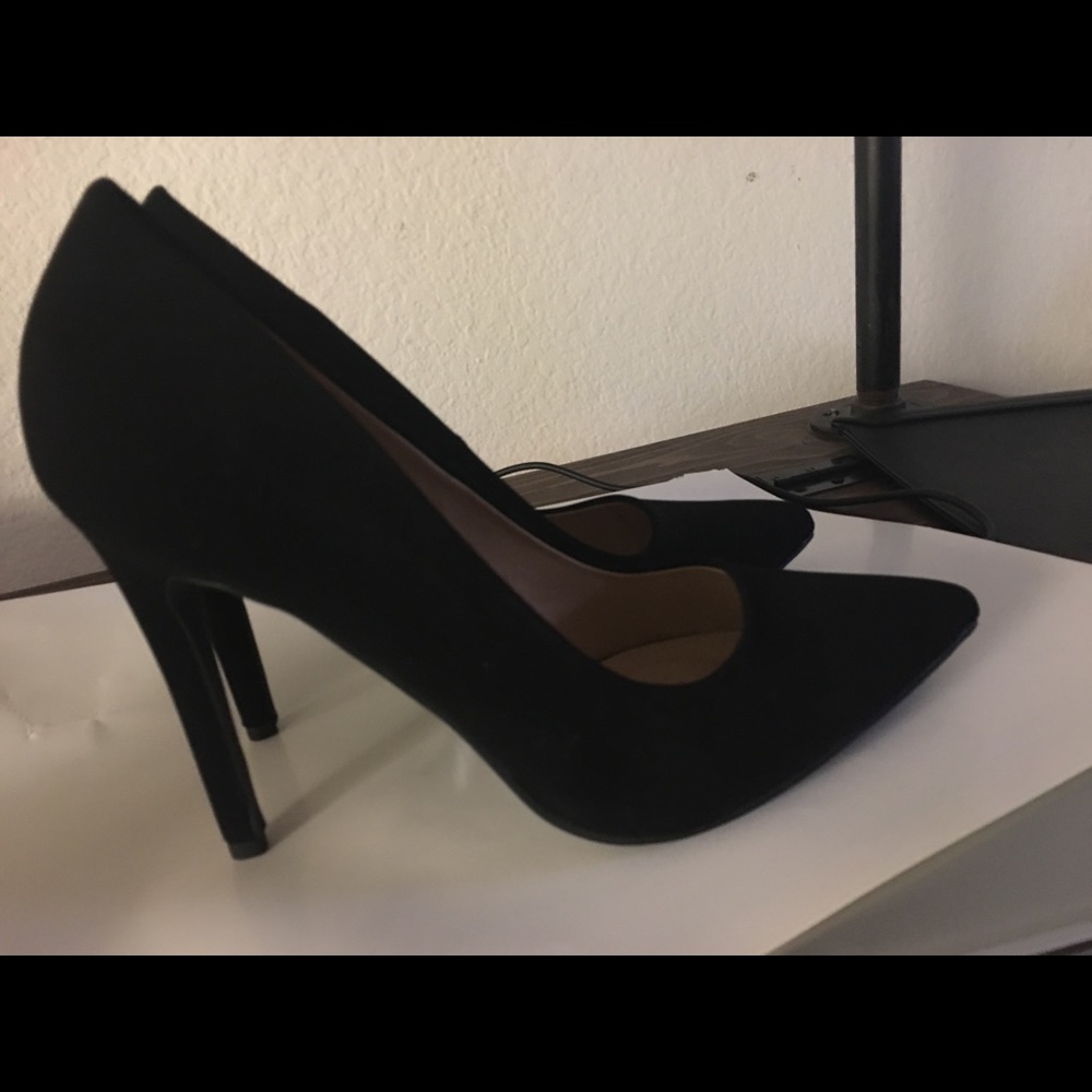 J. Adams black heels